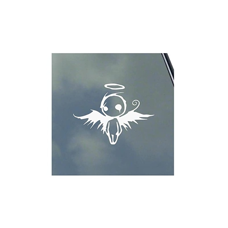 Gothic Angel or Devil Vinyl Sticker Decal Demon Cute Your