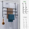 Over The Door Towel Rack, Extendable Triple Towel Storage Holder