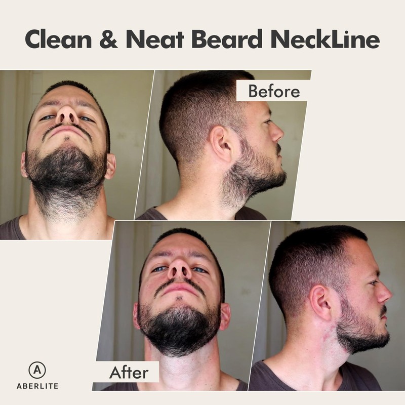 Aberlite FlexShaper 2.0 - Beard Shaper for Men - Hands-Free