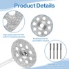 20Pcs Diamond Cutting Discs, Rotary Tool Cutting Wheels, for Glass