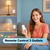 LoraTap 656ft Wireless Wall-Switch: Remote Control Outlet 3 Pack —