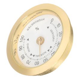 Gatuida Round Hygrometer for Guitar Violin Care Portable Humidity Measurement for Optimal Instrument Storage and Maintenance