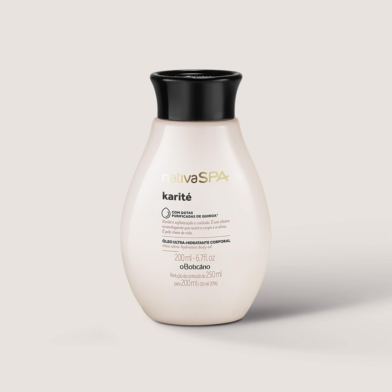 OBOTICARIO NATIVA SPA OLEO HIDRATANTE KARITE 6.8 fl oz (200