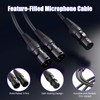 Baroflone XLR Splitter Cable, 1 Female to 2 Male Y