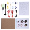 String Art Decorative Colourful DIY Nails Winding Lines Drawing Kit
