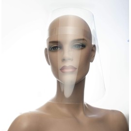 Kandharis Face Shield Shield Face Mask Mouth Nose Cover Dust Protection PET Face Visor PET Recyclable Made in Germany Pack of 2