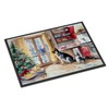 Caroline's Treasures DAC3856JMAT Norwegian Elkhound Christmas Cookies Doormat Front Door