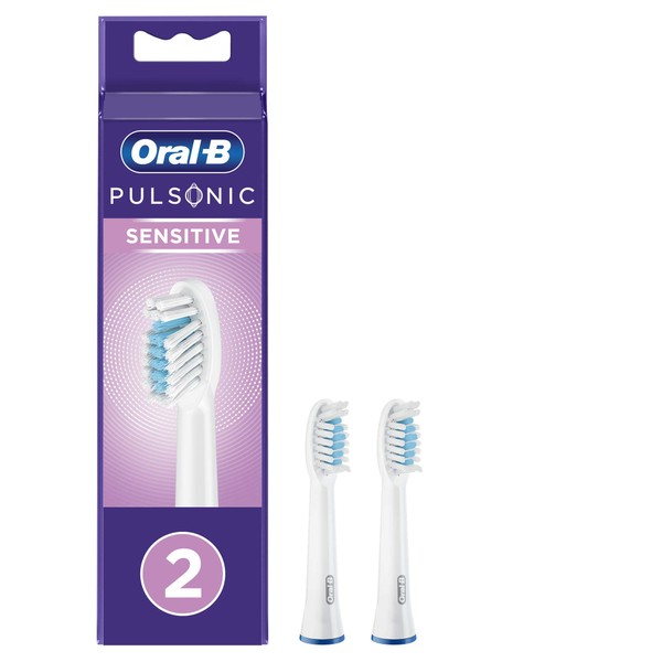 Oral-B Pulsonic Sensitive Toothbrush Heads (Pack of 2)