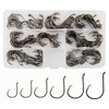 150pcs/box Circle Hooks 2X Strong Customized Offset Sport Circle Hooks