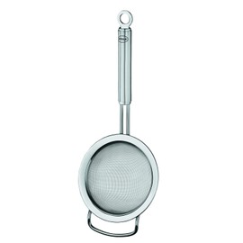 RÖSLE Teesieb feinmaschig, Hochwertiges Sieb zum Aufgießen von frisch gebrühtem Tee, Edelstahl 18/10, Spülmaschinengeeignet, 8 cm