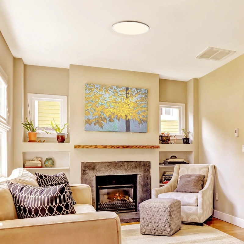 Koda | 15" Close to Ceiling Lights Fixture with Adjustable