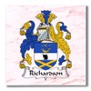 Carpe Diem Designs Richardson Family Crest/Coat of Arms Ceramic Tile