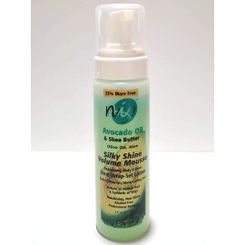 Next Image - Silky Shine Volume Mousse Form Wrap-Set Lotion - 8 oz