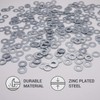 (Pack of 100) DIN 125A Washers M8 Round Metal Washers