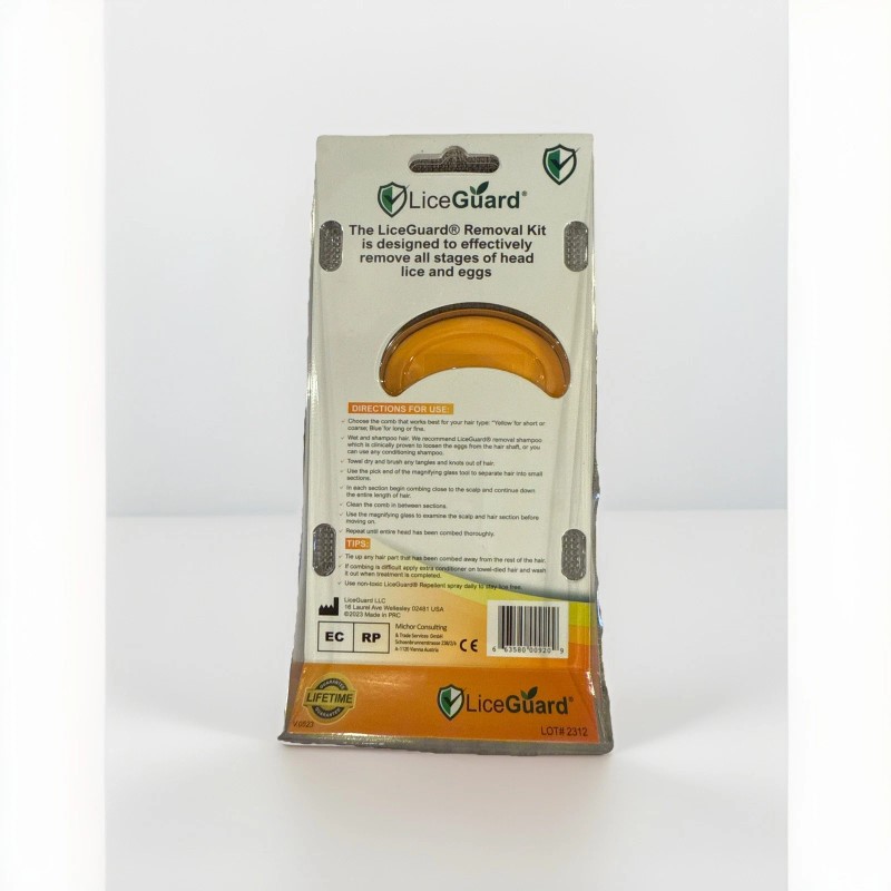Lice Guard Egg & Life Removal Kit Two Combs For