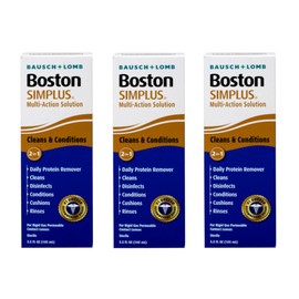 Bausch + Lomb Boston Simplus Multi-Action Solution - 3.5 oz, Pack of 3
