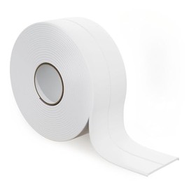 THJOPOKEEL Cinta Selladora Impermeable, Tira De Sellado Autoadhesiva De PVC 3.8 Cm X 3.2 M, Cinta Para Baño Y Cocina, Cinta Para Sellar Bañeras, Encimeras, Inodoros Y Fregaderos