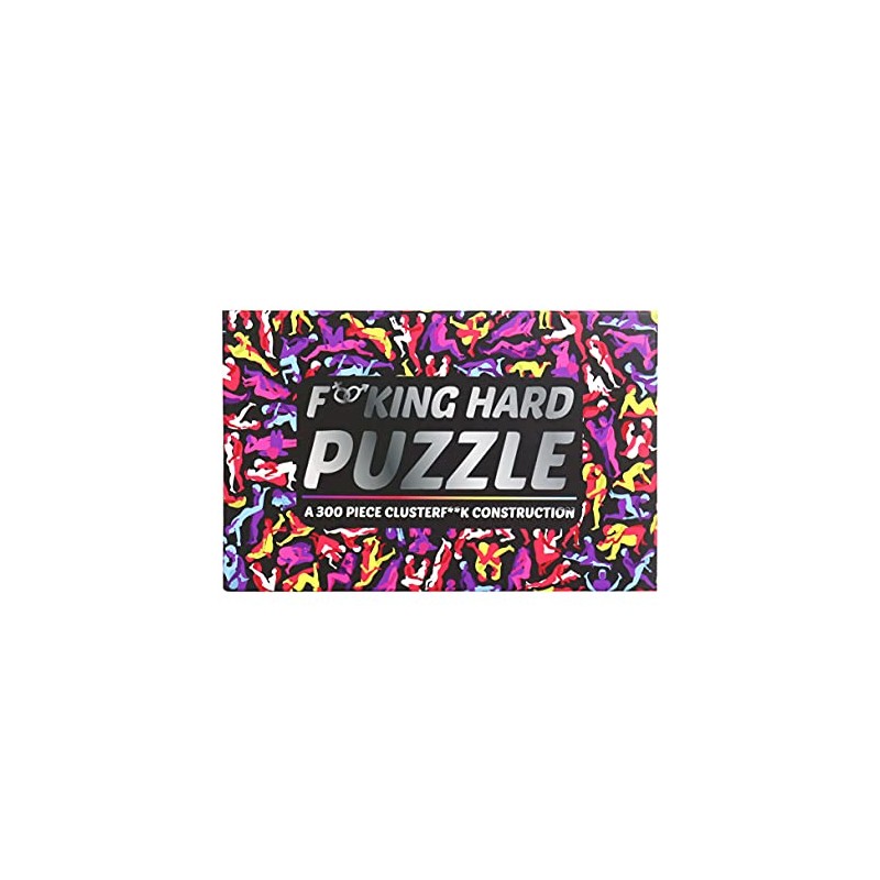 Gift Republic F*cking Hard Puzzle 300 Pieces 60x60cm Round Difficult