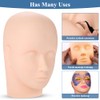 11-piece eyelash extension set, training head set with training eyelashes,