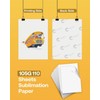 Hiipoo Sublimation Paper 8.5x11 Inch, Work with Sublimation Ink and
