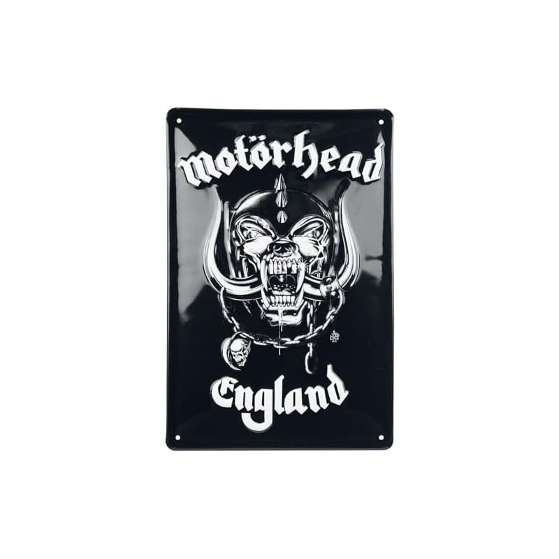 Motörhead England Sheet Metal Signs Standard