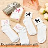 Hercicy Womens Bobby Sock 3 Pairs Poodle Applique 50s Costumes