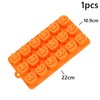 Halloween Pumpkin Silicone Molds for Baking – 2-Pack 18-Cavity Candy