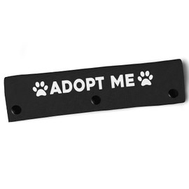 YROVWENQ Funny Dog Leash Black Wrap for Dog Ropes with Ignore Sign (Adopt Me)