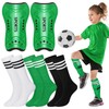 Liliful 4 Pcs Soccer Shin Guards Set for Kids Youth