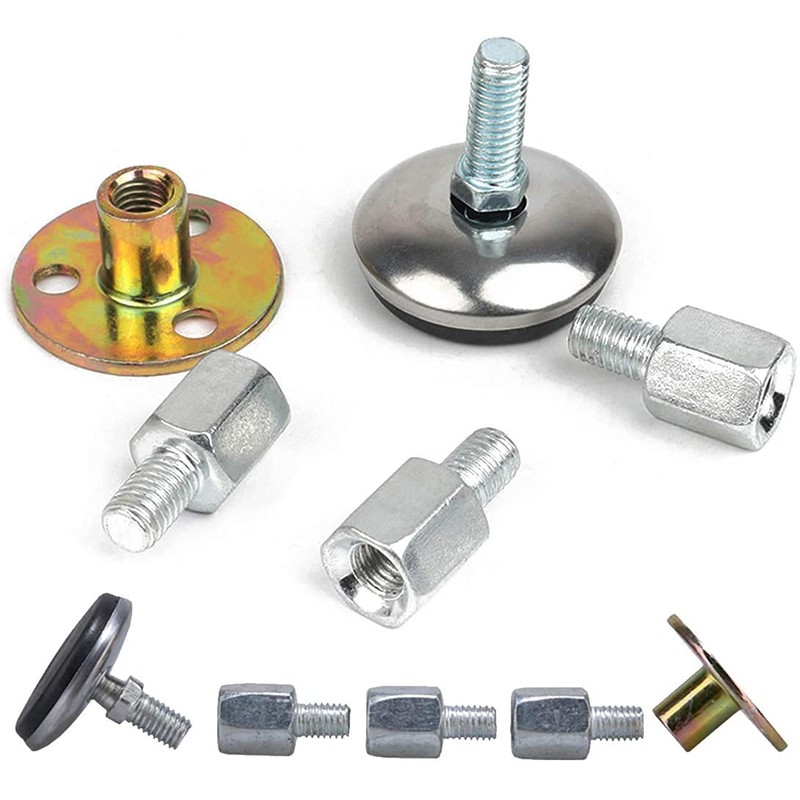 Tiardey 4 Pcs Bed Frame Anti-Shake Tool Bedside Stoppers Adjustable