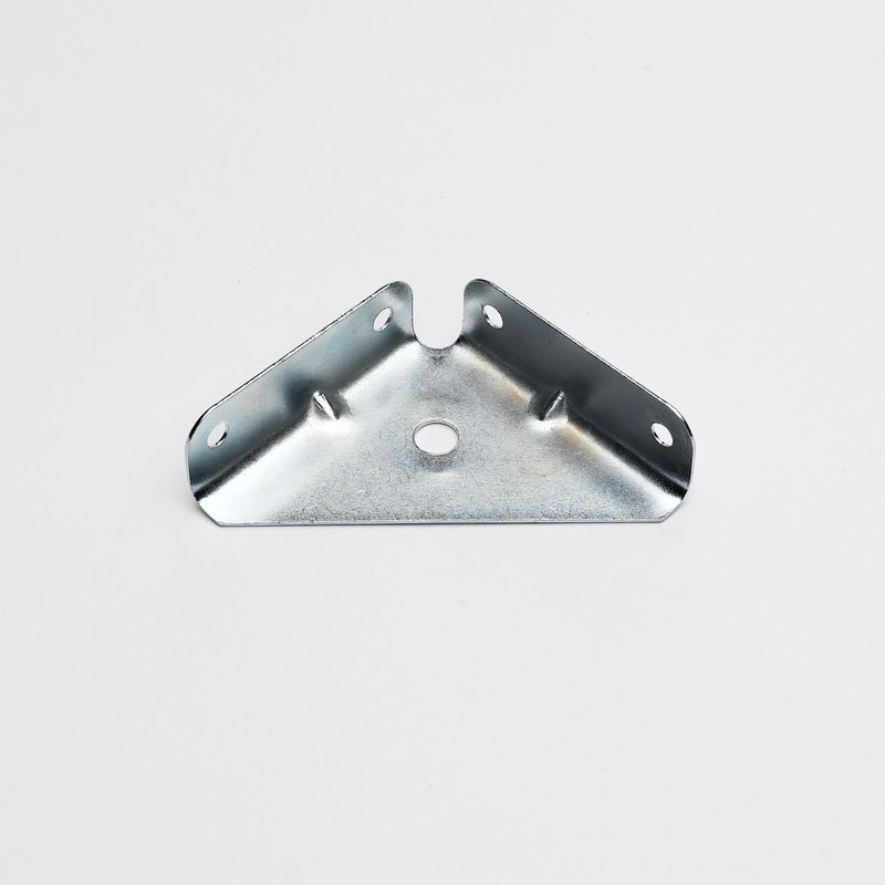 Merriway BH00029 (10 Pcs) BZP Steel Corner Brackets Braces Plates,
