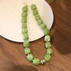 JNF Chunky Beaded Resin Necklace Large Beads Statement Necklaces Big