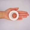 SKIR'CO White 56 x 40 mm Rubber Drain Pipe Connector