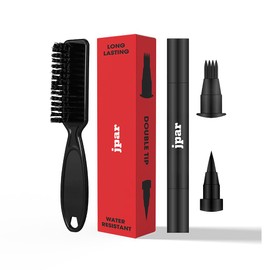 Beard Pencil Filler for MenBeard Filler for Men Waterproof Beard Filling Pen Kit - Long Lasting Beard Filler Pen with Brush Water Proof Beard pen black