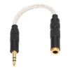 4.4mm Balanced Female to 3.5mm Stereo Male Adapter Cable Gold