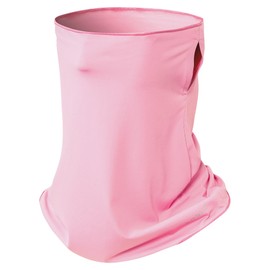 COOUV Ultrathin UPF50+ Sun Protection Cooling Fabric Neck Gaiter Scarf Face Cover Mask of Ice Silk Lightweight (Sakura)