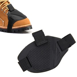 Motorrad Schaltpad, Schutzhülle für Motorradschuhe, Motorrad-Schaltkissen, Madbike Gear Shifter Zubehör für Schuhe Motorrad Stiefel Protector (black)