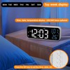 OurLeeme Digital Alarm Clock, LED Alarm Clocks Bedside with Temperature