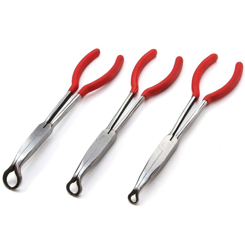 XtremepowerUS 9pc 11" inch Long Reach Plier Mechanics Electricians Craft