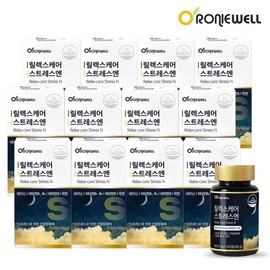 [Roniwell] Relax Care Stress N 60 tablets x 12 (total 24 months supply) / [로니웰] 릴렉스케어 스트레스엔 60정 x 12개 (총 24개월분)