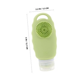 Ipetboom Travel-sized Refillable Squeeze Bottle 90ml Portable Toiletries Bottle for Shampoo Body Wash Cosmetics