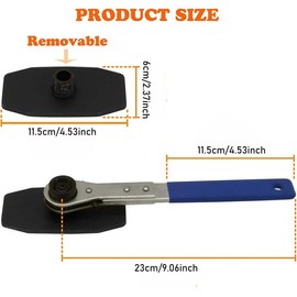 Car Brake Piston Caliper Press Tool, Car Ratchet Wrench Spreader Tool, Hand Tool Accessories for Car Repair (Gloves Included)