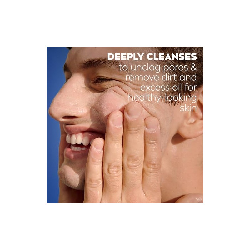 NIVEA Men Deep Cleaning Face Scrub 4.4 Ounce (Pack of
