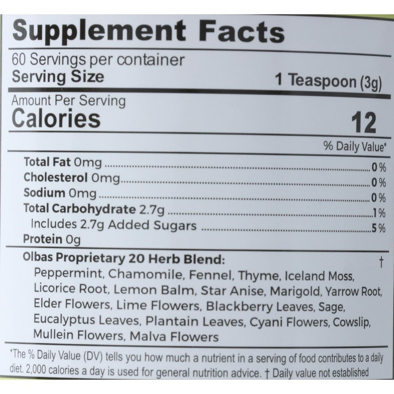 Olbas Herbal Tea Mix, 7 oz