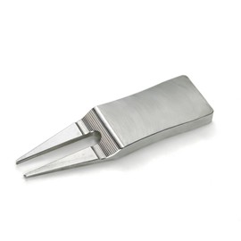 304 Stainless Steel Two Prong Golf Divot Tool 3 in× 0.75 in Pitch Mark Repair Tool Blanks 6mm Thick