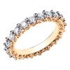 Old English Jewellers 9ct Yellow Gold on Silver 2.00CT simulated