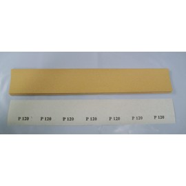 17-1/2" Clip-on Body File Sheet Sandpaper 25pk 120 Grit Bulk.