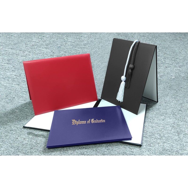 Gradplaza Padded Graduation Diploma Cover for Certificate 8.5''x 11''