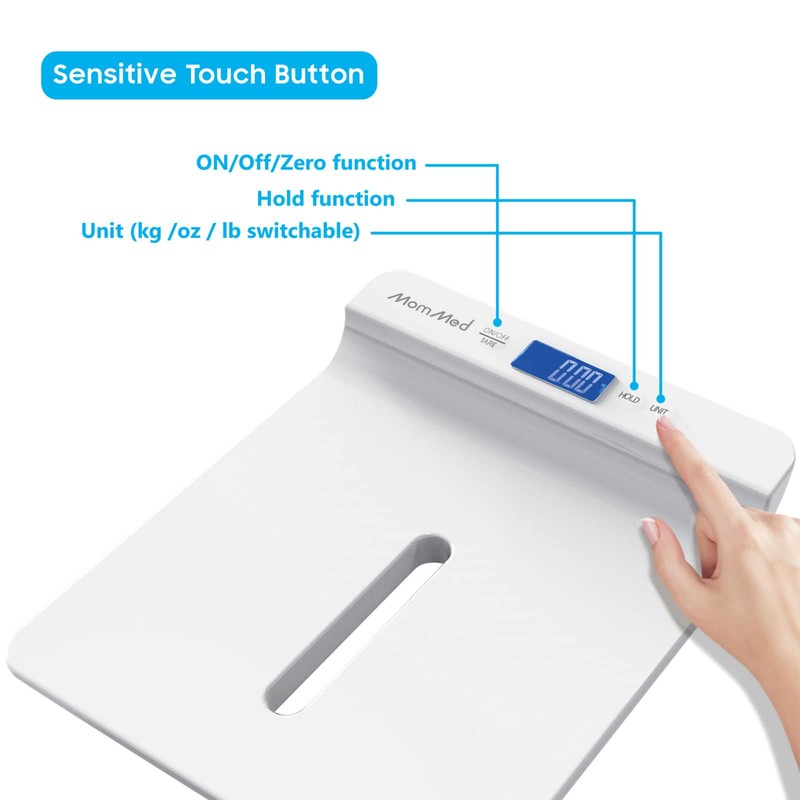 MomMed Pet Scale, Multi-Function Toddler Scale, Digital Pet Scale, Small