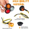 Tuanse 60 Pack Trailer Lights Bulk 3/4 Inch LED Marker